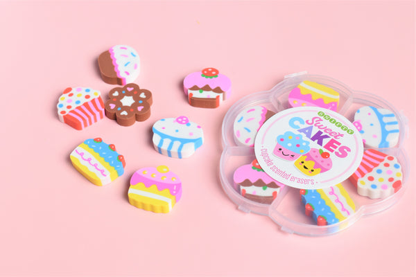 Sweet Cakes (scented eraser set) by SNIFTY